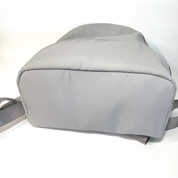 INC Backpack Grey Adjustable Strap Zip Pockets Large Spacious Ava New - Picture 6 of 11